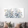 Indigo and Ochre 2-pc. Canvas Art Set