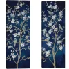 Indigo Spring I & II Canvas Art Prints, Set of 2