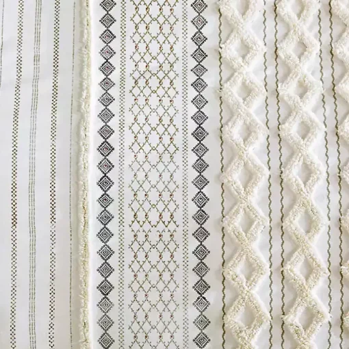 Ivory Cotton Tufted King 3-pc. Comforter Set