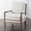 Ivory Spencer Spindle Armchair