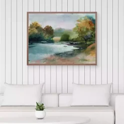 Lacu II Framed Canvas Art Print