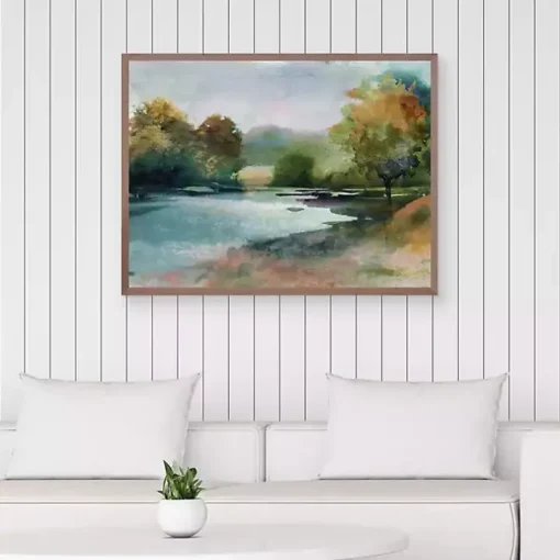Lacu II Framed Canvas Art Print