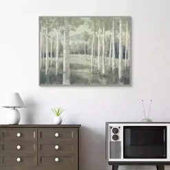 Light Aspens Forest Framed Wall Art