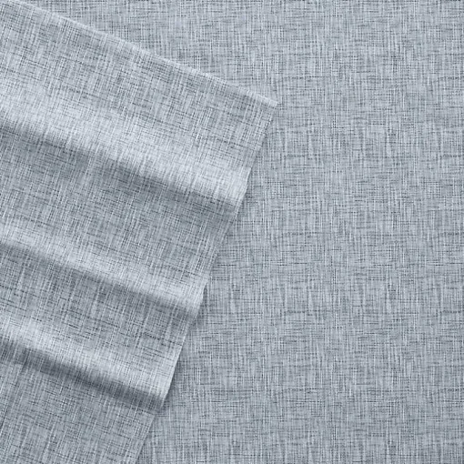 Light Blue Chambray 4-pc. King Bed Sheet Set