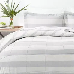 Light Blue Reversible 2-pc. Twin Comforter Set