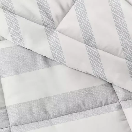 Light Blue Reversible 2-pc. Twin Comforter Set