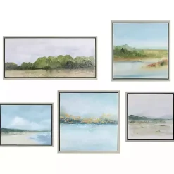 Martha Stewart Vista Canvas Art Prints, Set of 5