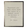 Memory Dr. Seuss Quote Framed Art Print
