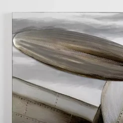 Metallic Propeller Canvas Art Print