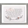 Mothers Believe in Us Framed Wall Plaque