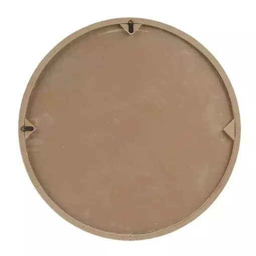 Natural Carved Wood Medallion Round Wall Plaque