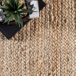 Natural Hand Woven Rigo Jute Area Rug, 9x12