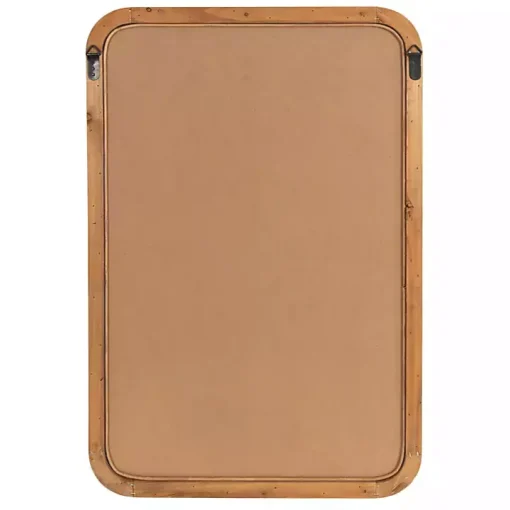 Natural Rattan Rounded Rectangle Wall Mirror