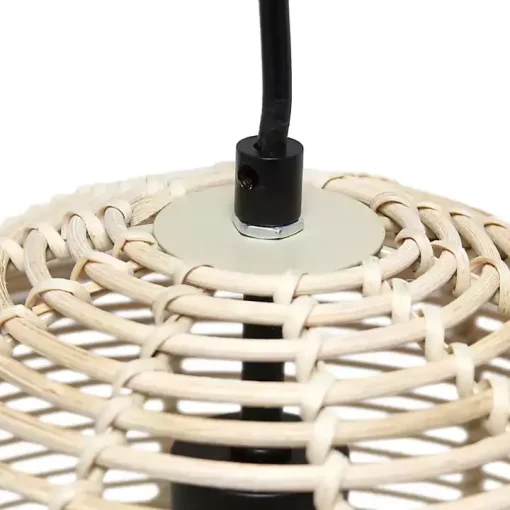 Natural Rattan Sphere Pendant Light