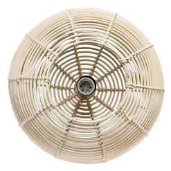 Natural Rattan Sphere Pendant Light