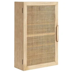 Natural Rattan Wall Cabinet