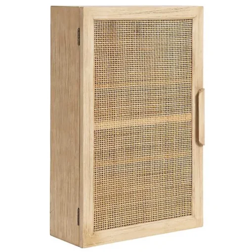 Natural Rattan Wall Cabinet