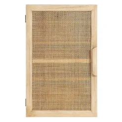 Natural Rattan Wall Cabinet