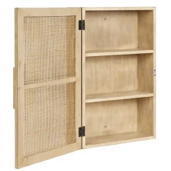 Natural Rattan Wall Cabinet