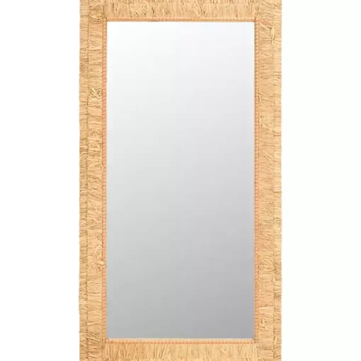 Natural Textured Zoelle Wall Mirror