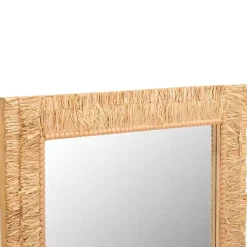 Natural Textured Zoelle Wall Mirror