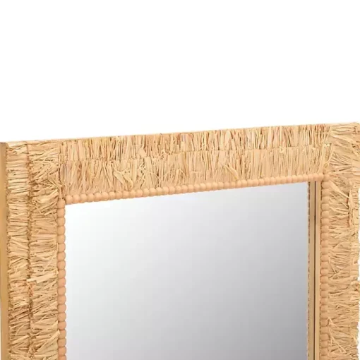 Natural Textured Zoelle Wall Mirror