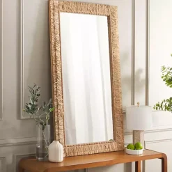 Natural Textured Zoelle Wall Mirror