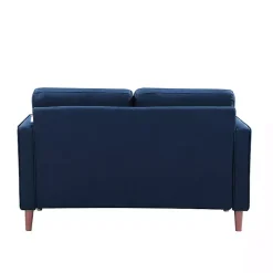 Navy Chelsea Modern Loveseat