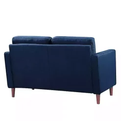 Navy Chelsea Modern Loveseat