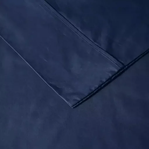 Navy Peached Percale 4-pc. King Sheet Set