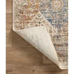 Neutral Diamond Patchwork Area Rug, 5x7