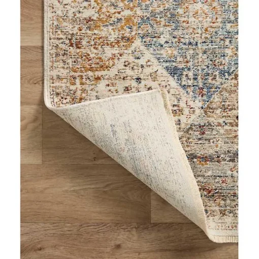 Neutral Diamond Patchwork Area Rug, 5x7