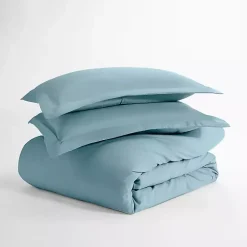 Ocean Blue Solid 3-pc. Queen Duvet Cover Set