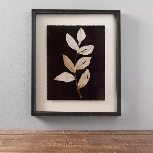 Pressed Leaves I Framed Art Print