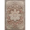 Red Vintage Medallion Leia Area Rug, 5x7