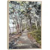 River Path Framed Canvas Art Print