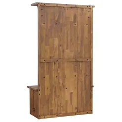 Rustic Acacia Wood Hall Tree