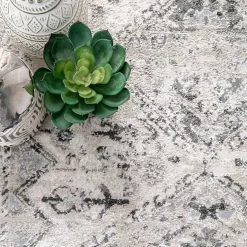 Shauna Vintage Speckled Area Rug, 5x8