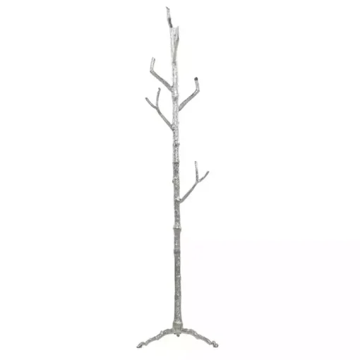Silver Aluminum Tree Branch Coat Rack