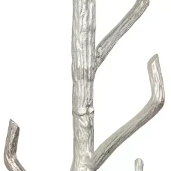 Silver Aluminum Tree Branch Coat Rack