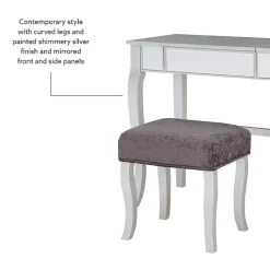 Silver Harper Flip-Top 2-pc. Vanity Set