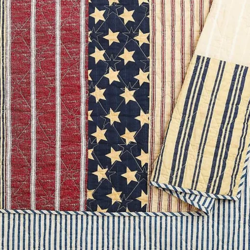 Stars and Striped Patch 3-pc. King Quilt Set