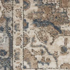Tan Navaro Medallion Round Area Rug, 5 ft.