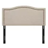Tan Upholstered Augusta King Headboard