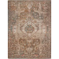 Taupe Eaton Transitional Area Rug, 6x8
