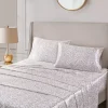 Taupe Leopard Satin King 2-pc. Pillow Case Set