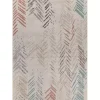Teal and Pink Arrows Area Rug, 5x7
