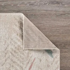 Teal and Pink Arrows Area Rug, 5x7