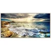 Tidal Motion Framed Tempered Glass Print
