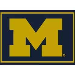 University of Michigan Area Rug, 4x6